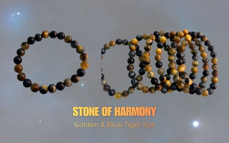 Golden and Blue Tiger Eye